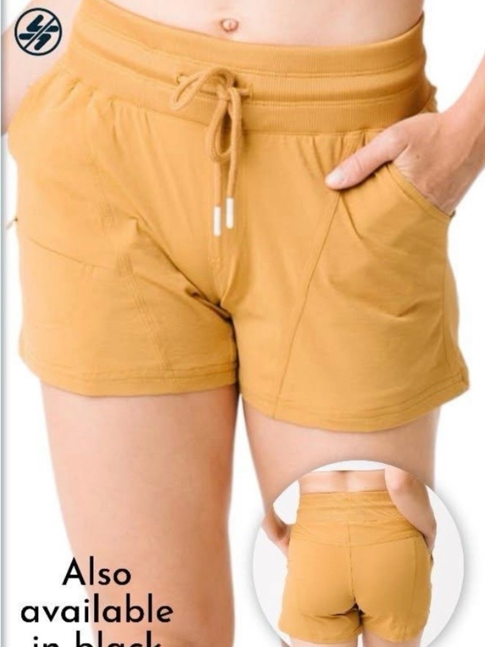 ZYIA Dark Khaki Canyon Shorts